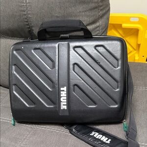 Thule Black Hard Shell Laptop Bag